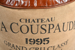 Chateau | Canvas Ottoman | The Charlotte | Elegant Upholstered Footrest