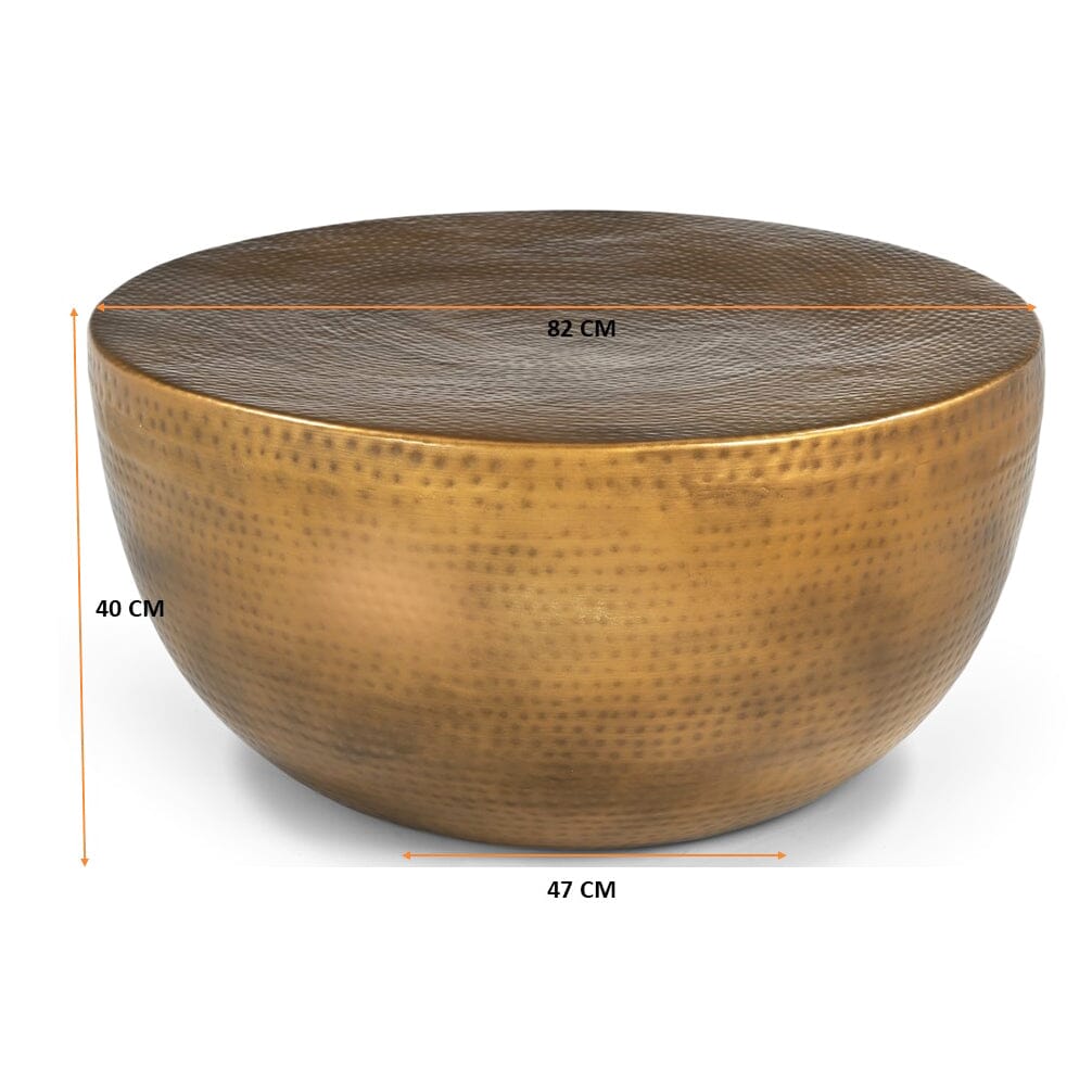 Hand Made Metal Punching Coffee Table | Industrial Design