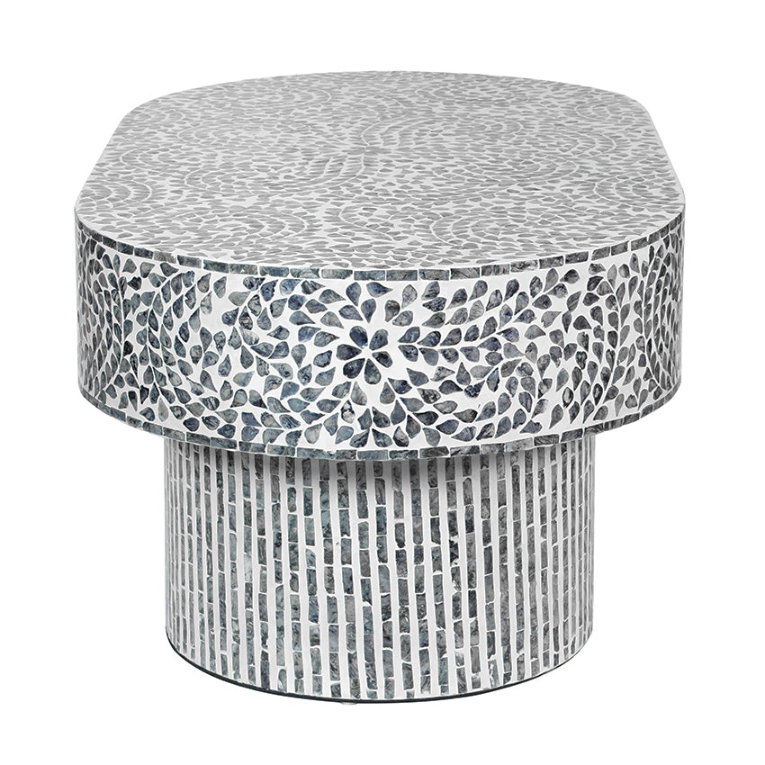 Floral Mother of Pearl Coffee Table | Artistic Craftsmanship