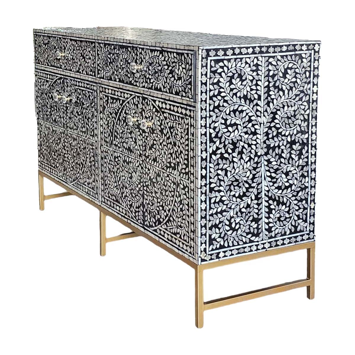 Mother of Pearl Grandiose Sideboard | Luxurious Storage