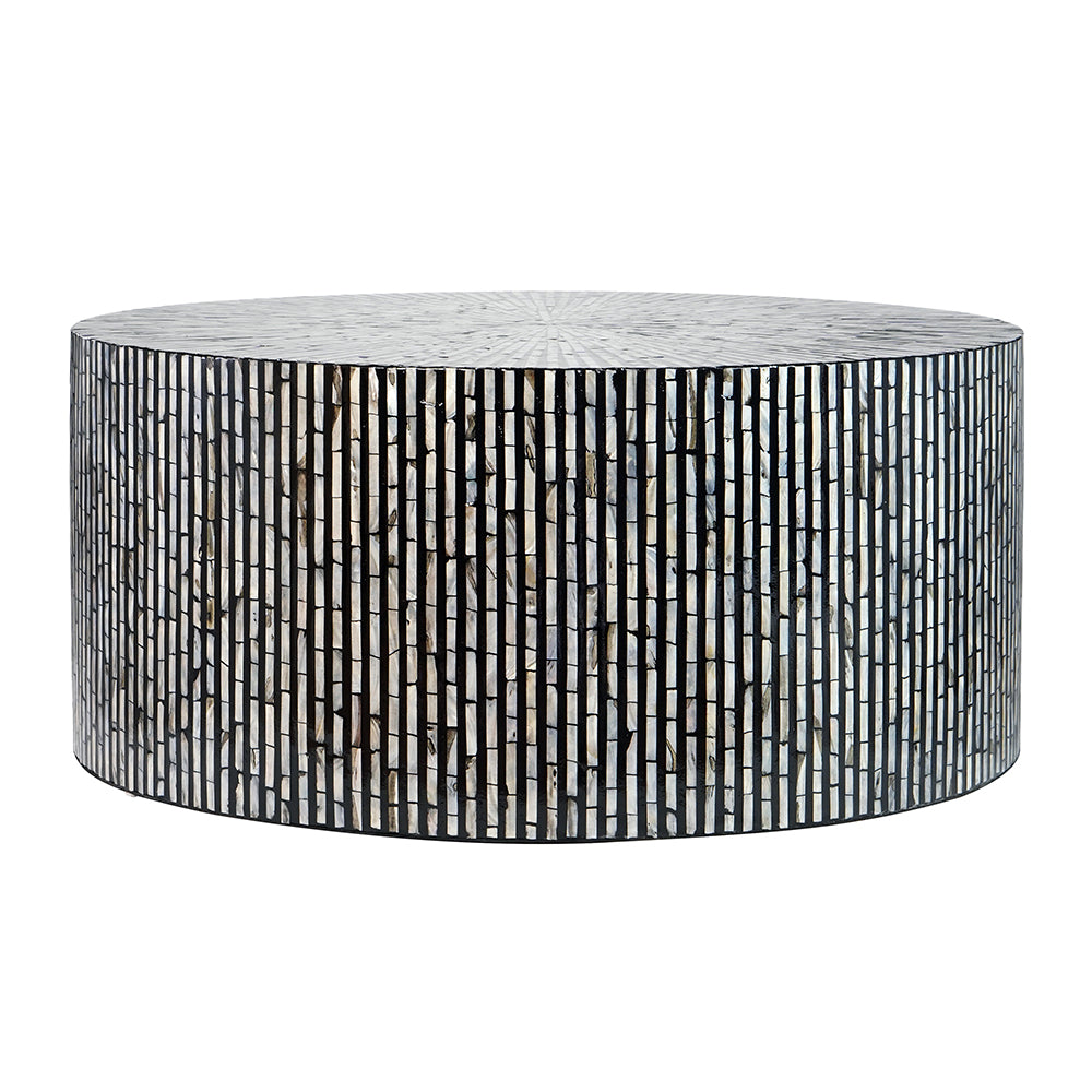Cordelia Round Mother of Pearl Coffee Table | Elegant Design
