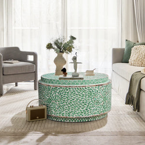 Layla Turquoise Coffee Table | Unique & Elegant Design