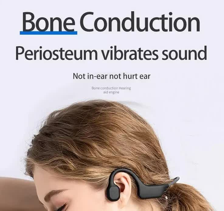 DG08 Wireless Bone Conduction Headphones | Bluetooth | Open-Ear Comfort for Sports & Workouts