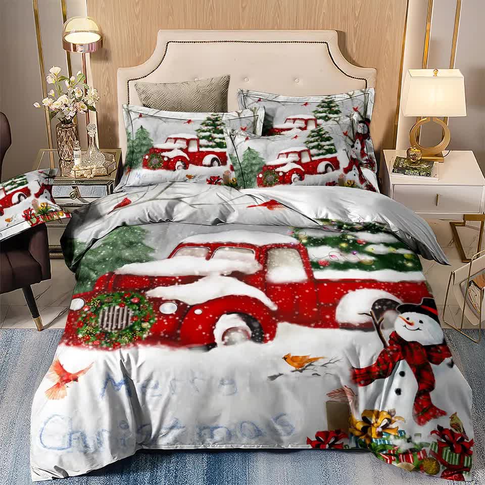 Elegant Touch Solid Color Duvet Cover Set | Easy Care | Queen