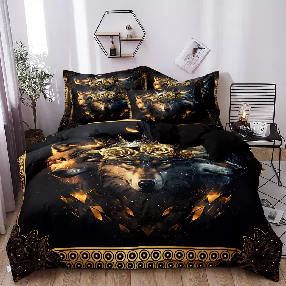 Nature-Inspired Floral Duvet Cover Set | Hypoallergenic Fabric | King