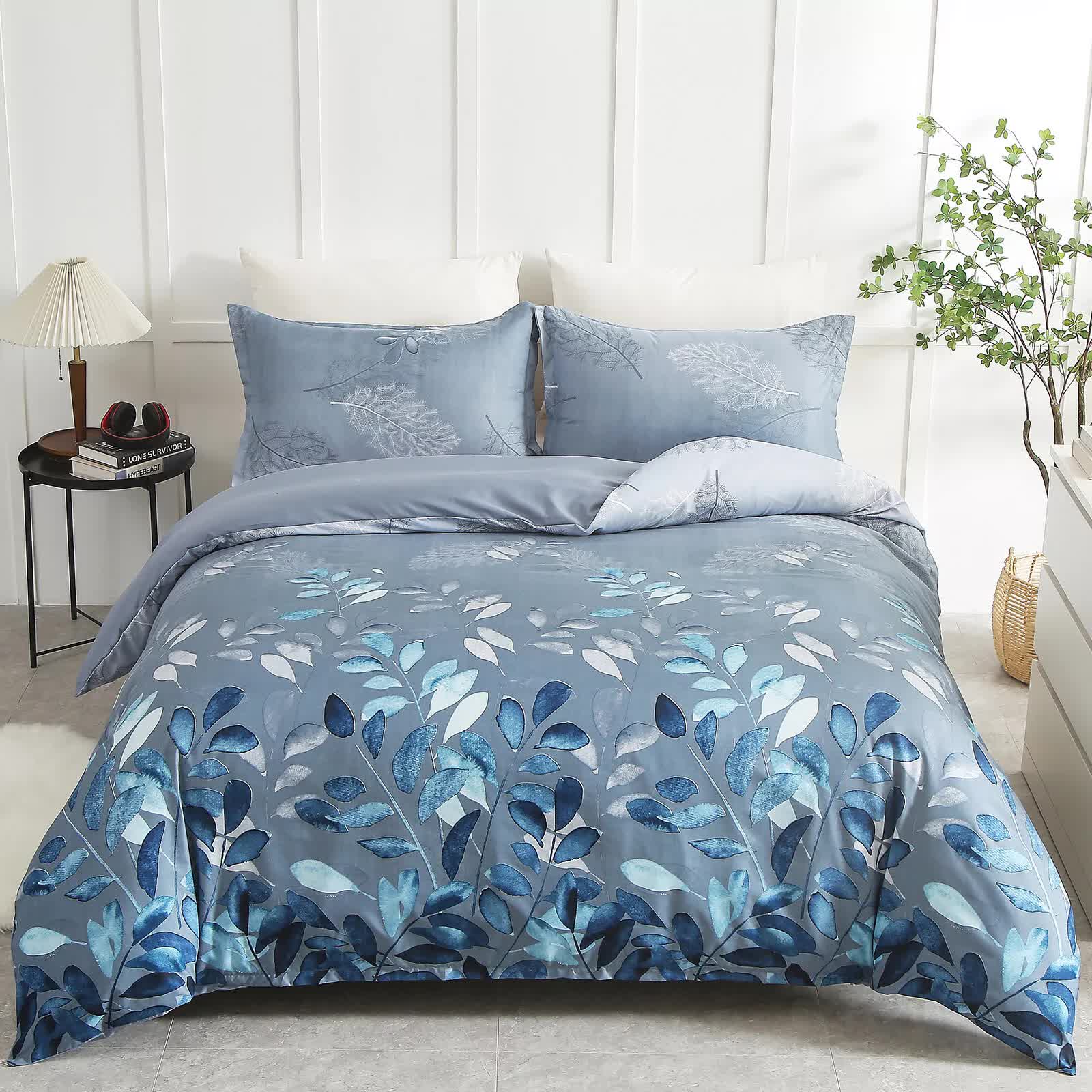 Timeless Design Plaid Duvet Cover Set | Lightweight | Queen