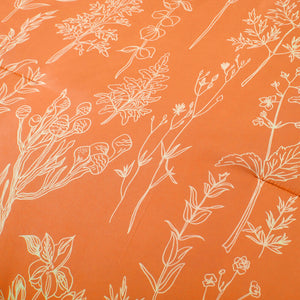 Charming Autumn Warm Orange | 3 Pc Comforter & Pillow Cover Set