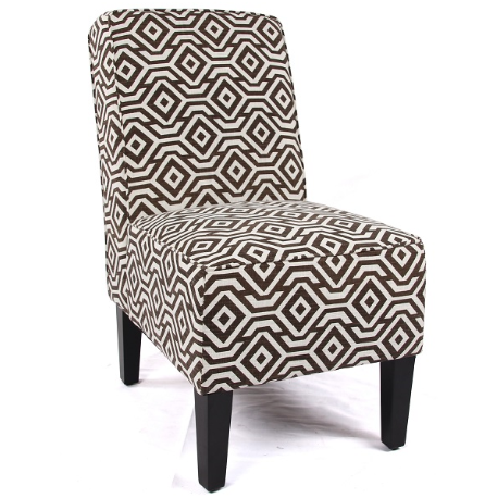 Cafe Lounge Couch | Ramie Cotton Fabric | Accent Dining | Relax Chair | Pub Seating | Brown | New