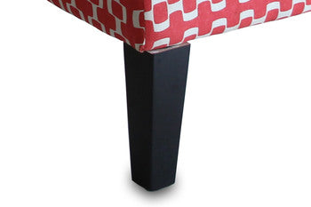 Cafe Lounge Couch | Ramie Cotton Fabric | Accent Dining Relax Chair | Pub Seating | Blue