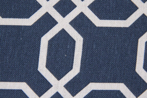 Cafe Lounge Couch | Ramie Cotton Fabric | Accent Dining | Relax Chair | Pub Seating | Navy | New