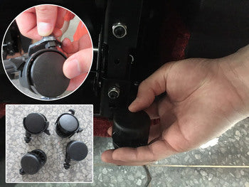 Recliner Lift Heat Massage Armchair Sofa | Leather | 2 Motor Chair | Black