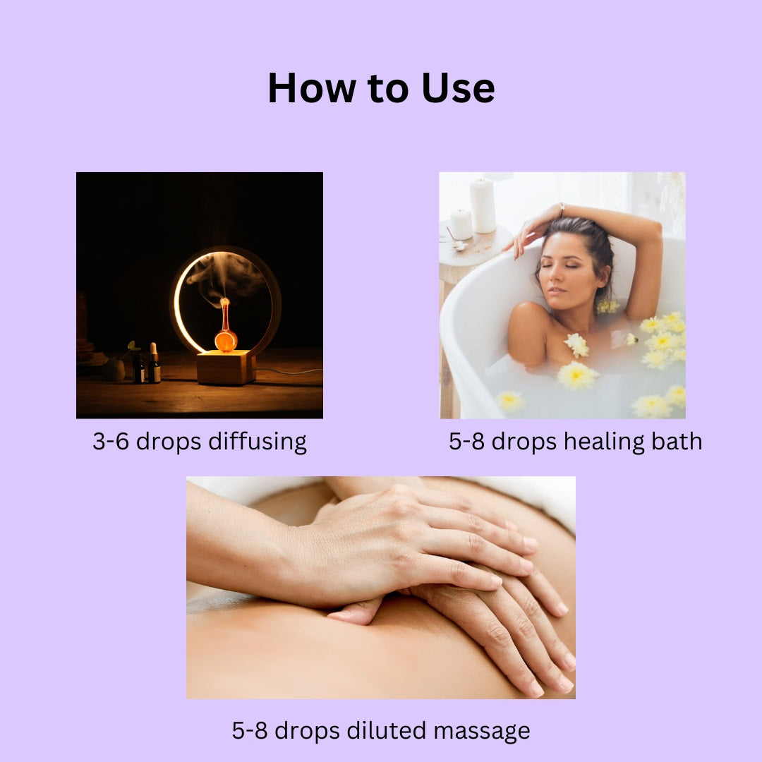 Amrita Court | Pure & Essential Oils | Peaceful Sleep Blend | 10ml | Relaxation Oil