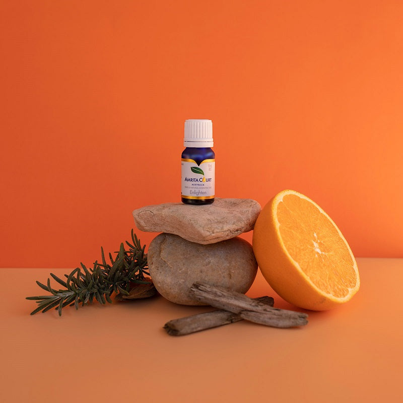 Amrita Court | Pure & Essential Oils | Enlighten Blend | 10ml | Uplifting Oil