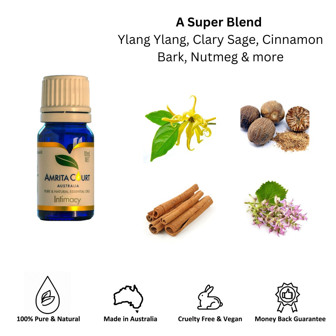 Amrita Court | Pure & Essential Oils | Intimacy Blend | 10ml | Sensual Oil