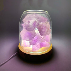 Aurora Crystal Diffuser | Amethyst | Aromatherapy Essential Oil Diffuser