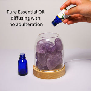 Aurora Crystal Diffuser | Amethyst | Aromatherapy Essential Oil Diffuser