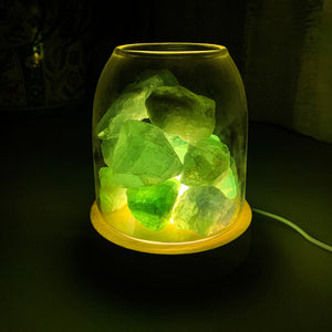 Aurora Crystal Diffuser | Green Calcite | Aromatherapy Essential Oil Diffuser