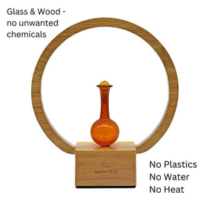 LUNA Nebuliser Diffuser + Ring Light | Waterless Essential Oil Burner | Aromatherapy & Home Fragrance