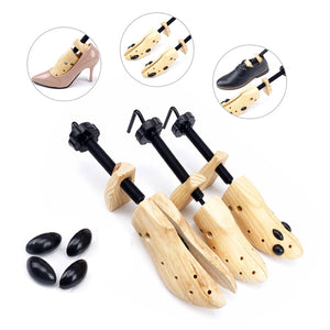 Adjustable Wooden Shoe Stretcher | 1PC | Men & Women Medium Size EUR 39-41 | Durable Shoe Expander