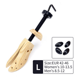 Adjustable Wooden Shoe Stretcher | 1PC | Men & Women Large Size EUR 42-46 | Durable Shoe Expander