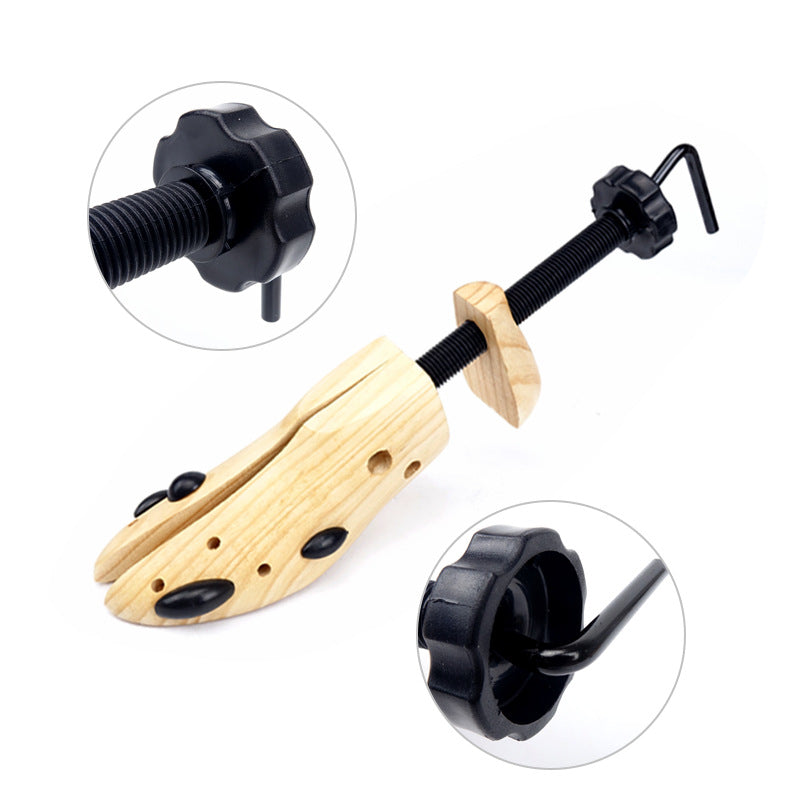 Adjustable Wooden Shoe Stretcher | 1PC | Men & Women Large Size EUR 42-46 | Durable Shoe Expander