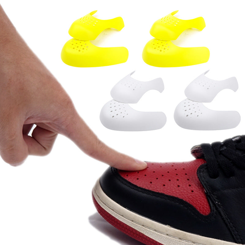 White Shoe Crease Protectors | 10 Pairs | Men's Shoes | Size EUR 40-46 (US 7-12) | Anti-Wrinkle Shoe Guards