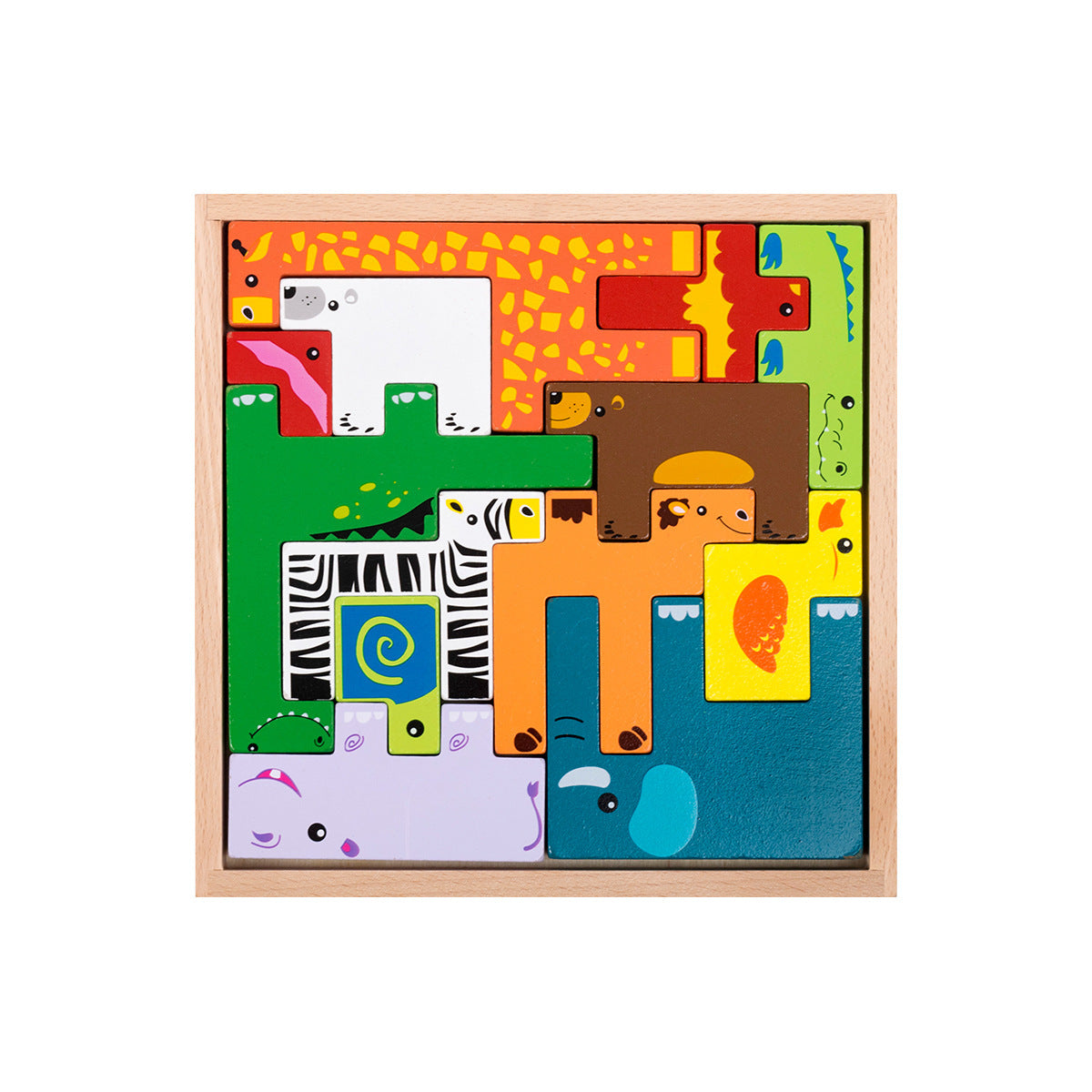 Children's Creative Wooden 3D Puzzle | Fun & Interactive | Educational Toy