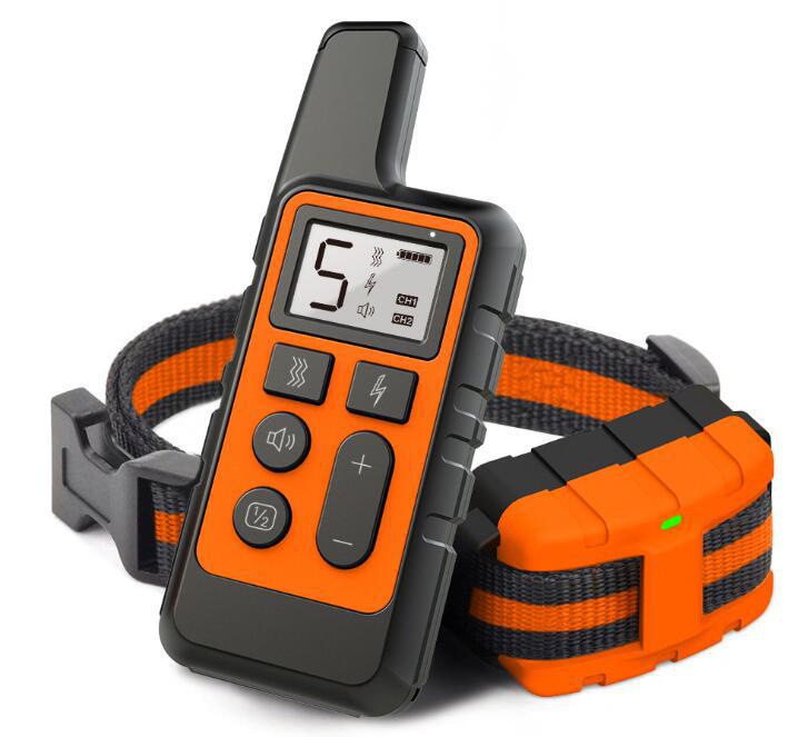 Wireless Dog Training Collar | Remote Control | 500-Yard Range | Waterproof & Rechargeable | Adjustable Fit