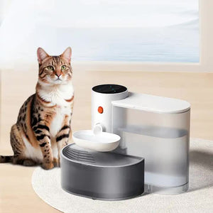 Smart Pet Water Dispenser | Tilted Design | Fresh Water Supply | Automatic Water Bowl for Cats & Dogs