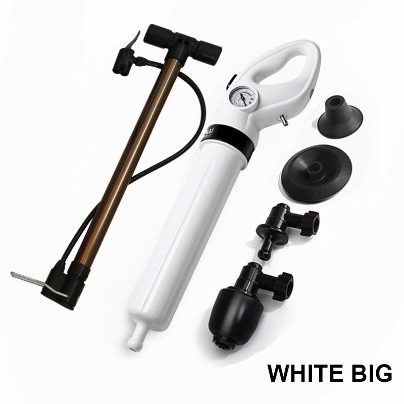 Powerful Air Drain Blaster Plunger | For Toilet, Sink & Floor Drains | High-Pressure Clog Remover