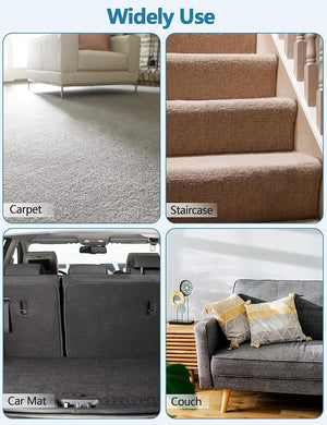 Pet Hair Remover Floor Squeegee with Extendable Handle | Effective Fur & Hair Sweeper for Hard Floors