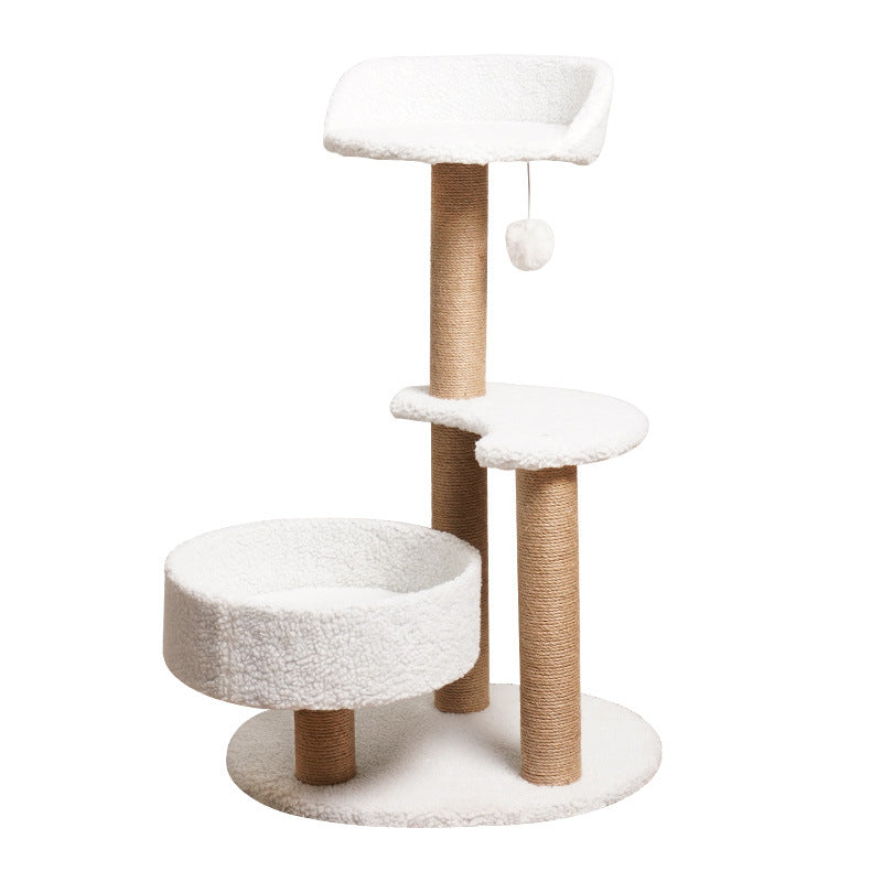 Modern Cat Tree Tower | Scratching Posts & Cozy Perches | 50x38x80 cm