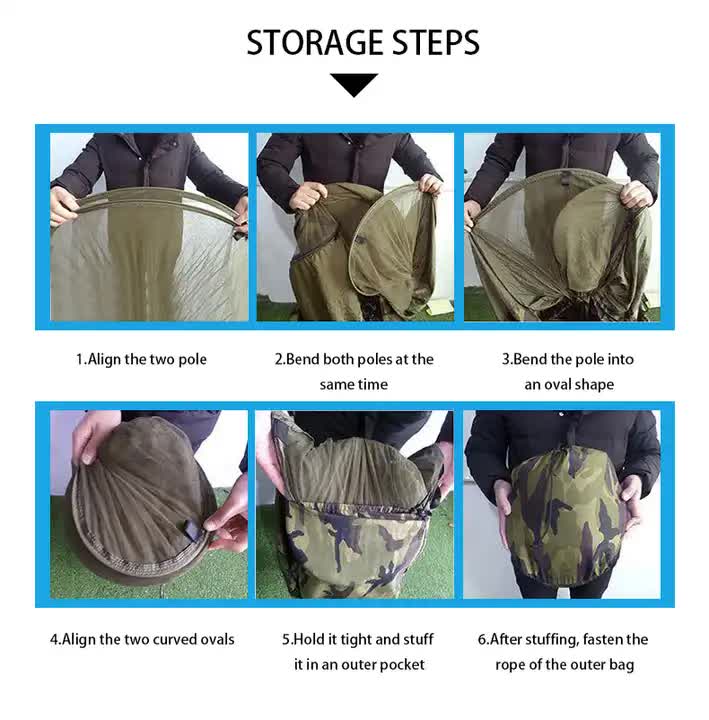 Outdoor Camping Hammock with Mosquito Net | Lightweight | 260x140cm | Portable Travel & Hiking Gear | Green