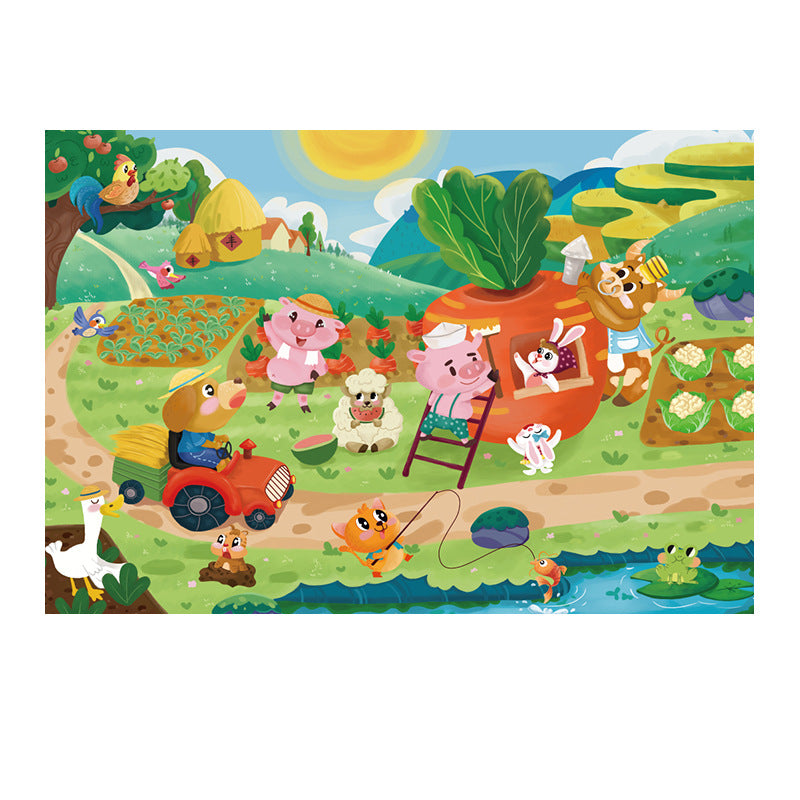 Children's Educational Puzzle Set | 36-Piece Happy Farm Theme | Fun & Interactive | Learning Toy for Kids