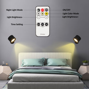 Touch-Control LED Night Light | 3 Brightness Levels | 3 Color Temperatures | Adjustable Stepless Dimming for Home & Office