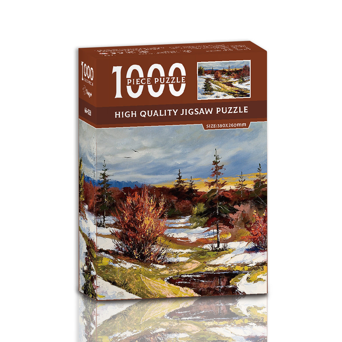 1000-Piece High-Quality Jigsaw Puzzle | Snow Mangrove | Nature Scene | High Difficulty | Relaxation