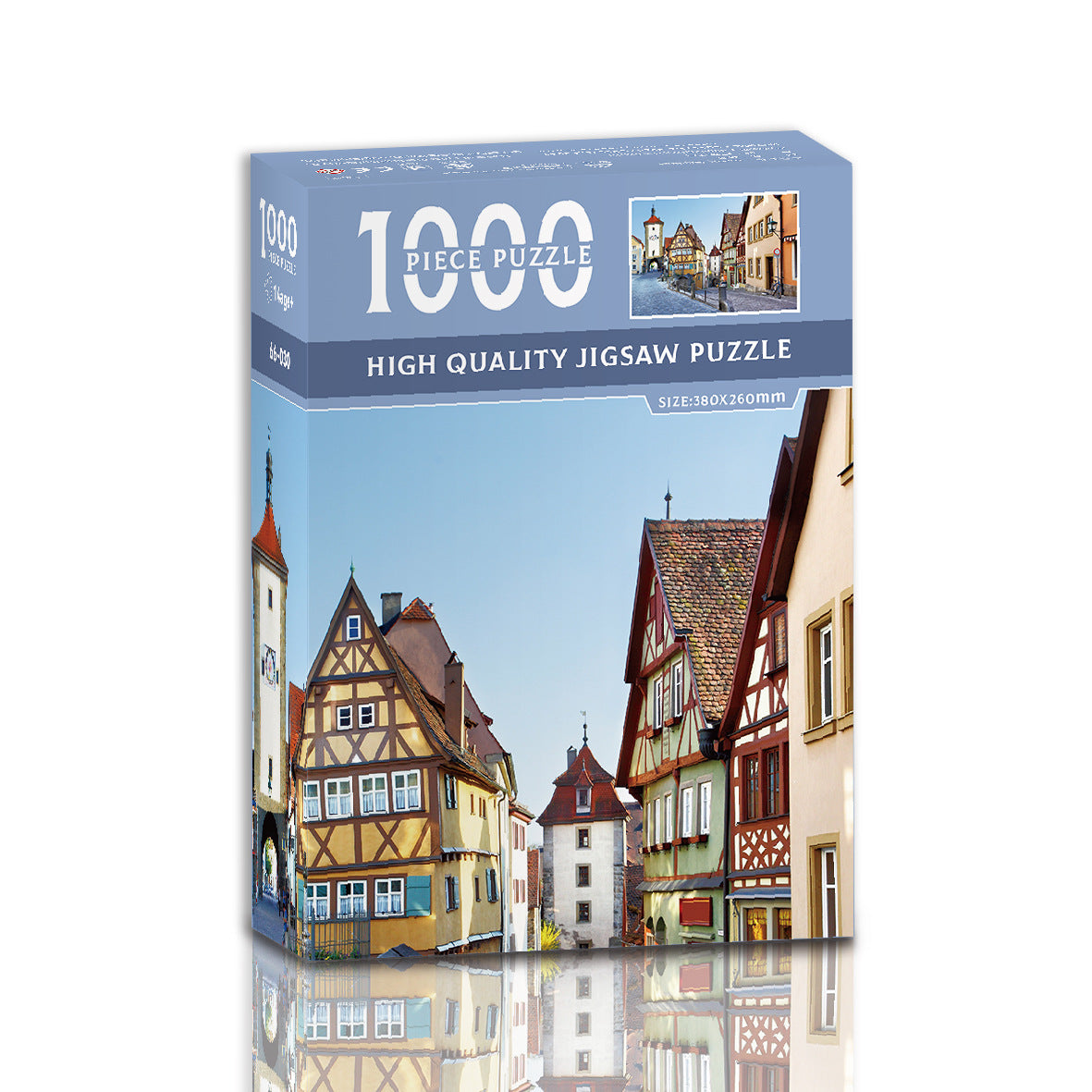 1000-Piece High-Quality Jigsaw Puzzle | Austrian Town | Scenic & Beautiful Architecture | Challenging