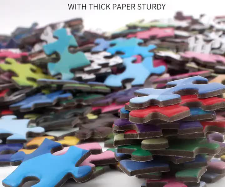 1000-Piece High-Quality Jigsaw Puzzle | Seaside Garden | Scenic Puzzle | Stress-Relief & Focus