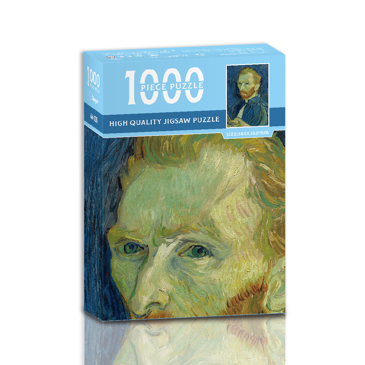 1000-Piece High-Quality Jigsaw Puzzle | Self-Portrait of Vincent van Gogh | Famous Artwork | Challenging Puzzle