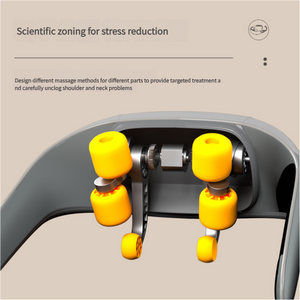 Portable Shiatsu Neck & Shoulder Massager with Heat | Rechargeable 2000mAh Battery | Pain Relief