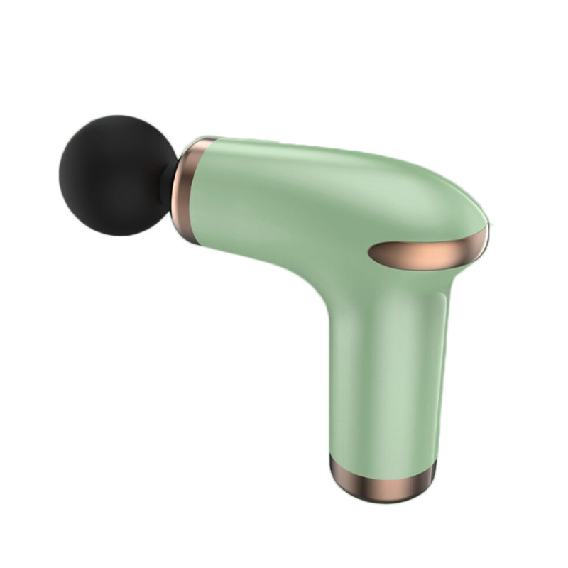 Green Massage Gun | 6-Speed Deep Tissue Massager | 4 Professional Massage Heads