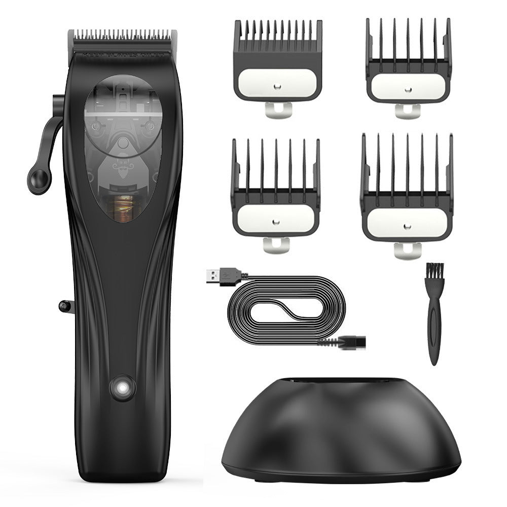 WL-1670 Hair Clipper Set | Professional | USB Rechargeable | Adjustable Guards & Charging Dock | Black