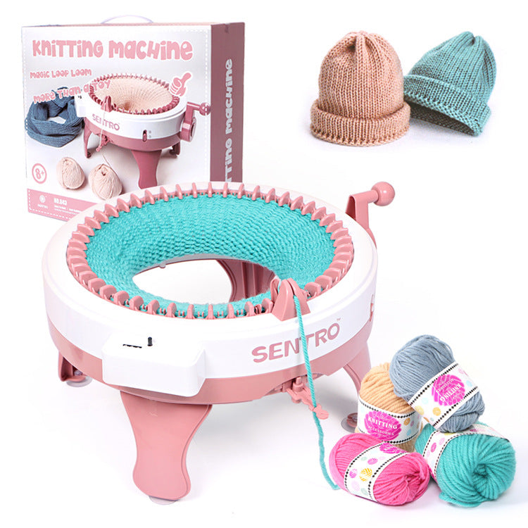 Sentro Knitting Machine | DIY Loom for Hats & Scarves | 40 Needle Knitter | Kids & Adults