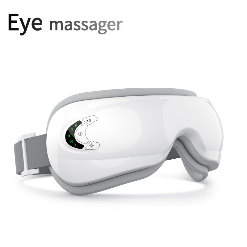 Eye Massager with Vibration & Heat Compression | Air Pressure Eye Therapy Device | Relaxation & Eye Care