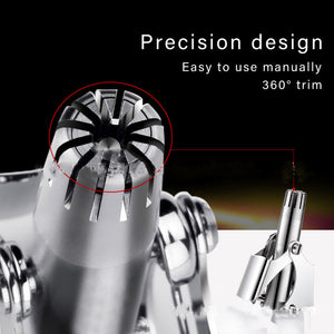 Manual Water Wash Hair Remover | Mechanical Nose Hair Trimmer for Gentle & Precise Grooming | Non-Toxic & Safe for Daily Use