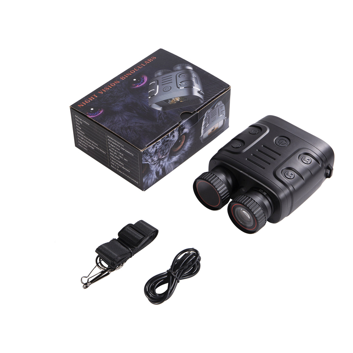 R18 Digital Night Vision Binoculars | HD 1080p | Infrared | 5x Zoom | 7-Level Infrared | 2.4" Screen | Hunting & Outdoor Adventures