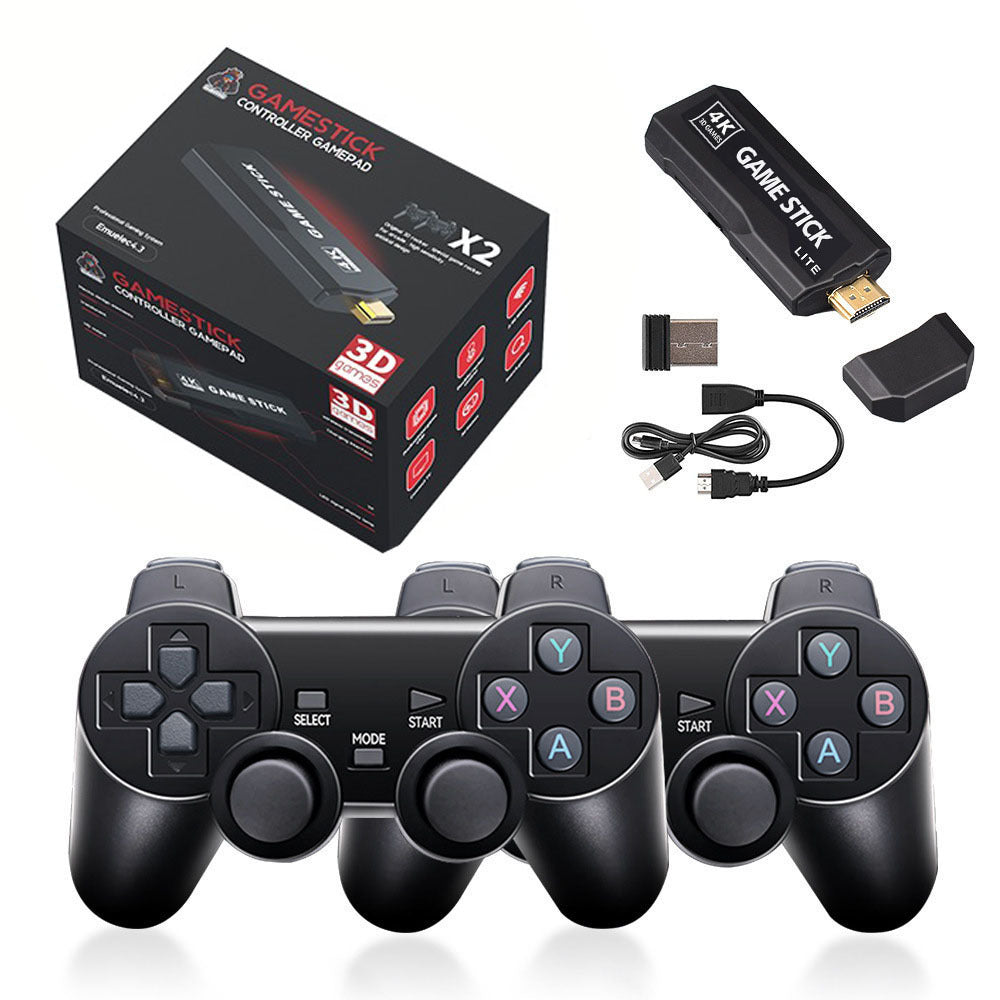4K 3D Wireless Retro Game Console | 30,000+ Games | Dual Controllers | PSP/PS1/N64 | 28+ Emulators