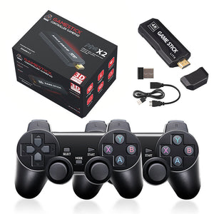 4K 3D Wireless Retro Game Console | 30,000+ Games | Dual Controllers | PSP/PS1/N64 | 28+ Emulators