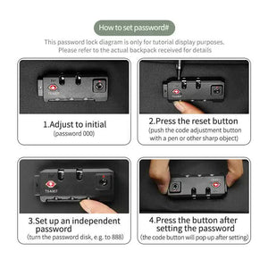 Black Expandable Waterproof Laptop Backpack | Fits 17-Inch Laptop | Anti-Theft Design | Travel Friendly