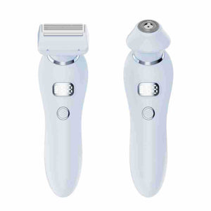 U34 Blue 2-in-1 Electric Razor for Women | Multifunctional Rechargeable Hair Removal Shaver
